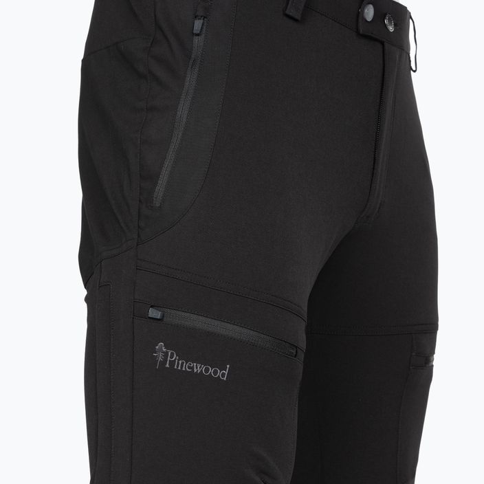 Ανδρικό παντελόνι trekking Pinewood Finnveden Hybrid μαύρο 3