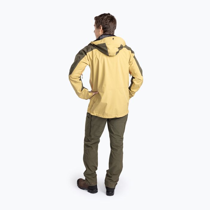 Pinewood ανδρικό μπουφάν βροχής Abisko Trekking 3L golden hay/moss green 3