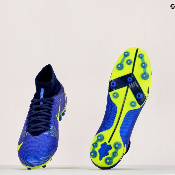 Ανδρικές μπότες ποδοσφαίρου Nike Superfly 8 Pro AG μπλε CV1130-574 11
