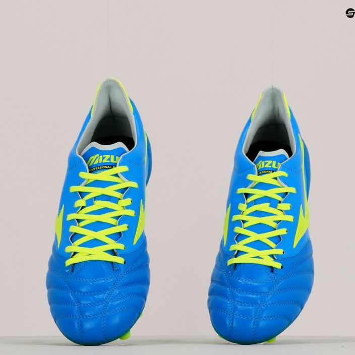 Mizuno Morelia Neo II MD ανδρικά ποδοσφαιρικά παπούτσια κίτρινο P1GA165144 9