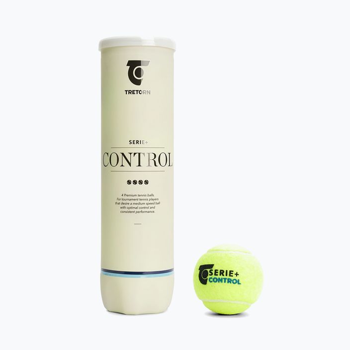 Tretorn Serie+ Control μπάλες τένις 4 τμχ κίτρινο 3T011 473603