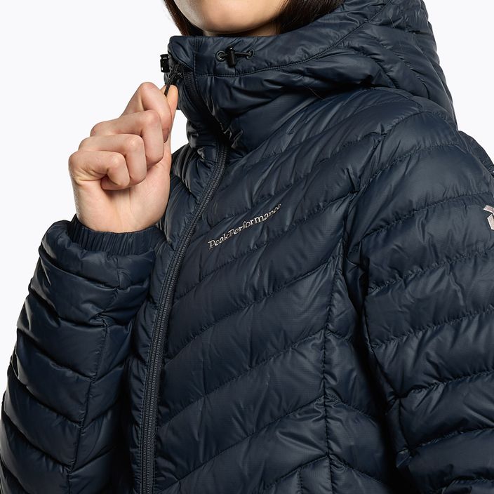 Γυναικείο μπουφάν σκι Peak Performance Frost Down Hood navy blue G76433040 5