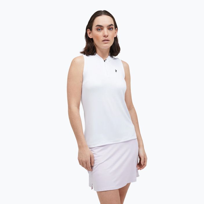 Γυναικείο πουκάμισο Trekking Peak Performance Turf Zip λευκό G77186010