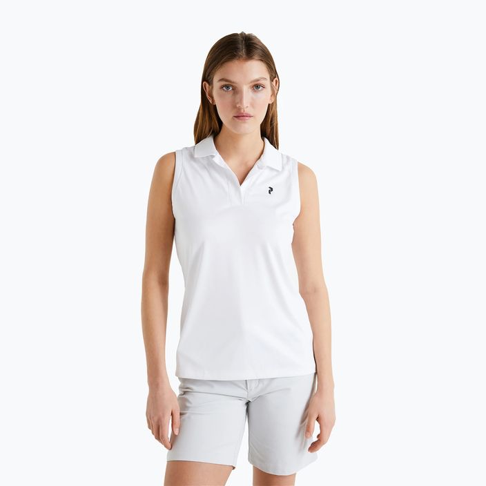 Peak Performance Illusion γυναικείο πουκάμισο πόλο λευκό G77553010