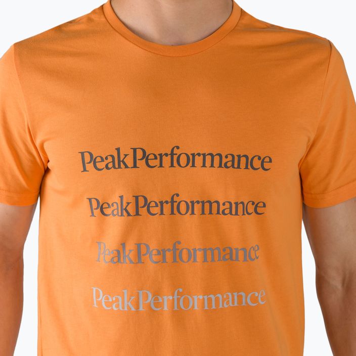 Ανδρικό Peak Performance Ground Tee trekking shirt πορτοκαλί G77284170 4