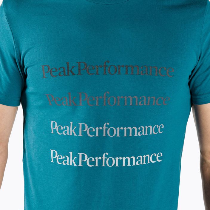 Ανδρικό πουκάμισο Trekking Peak Performance Ground Tee μπλε G77284160 4