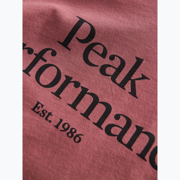 Ανδρικό πουκάμισο trekking Peak Performance Original Tee καφέ G77266240 8