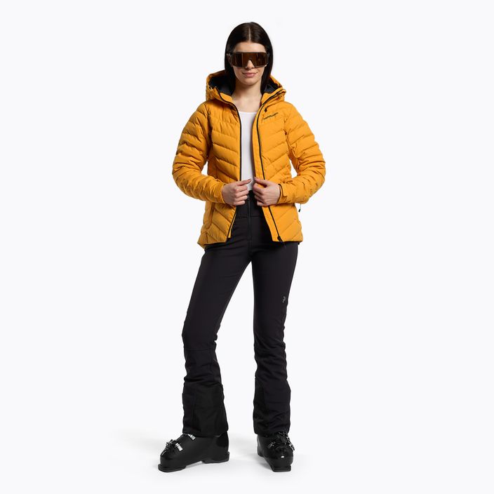 Γυναικείο μπουφάν σκι Peak Performance Frost κίτρινο G78024070 2