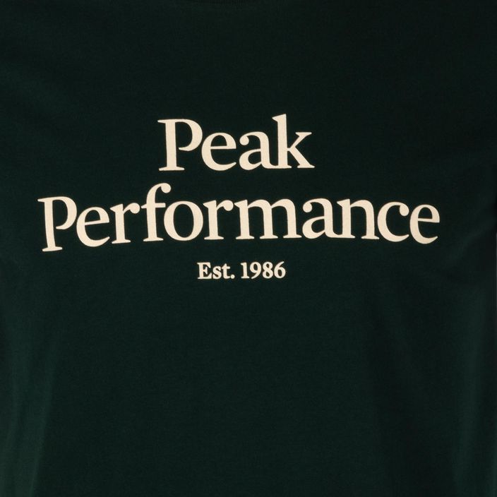 Ανδρικό πουκάμισο πεζοπορίας Peak Performance Original Tee πράσινο G77692260 3