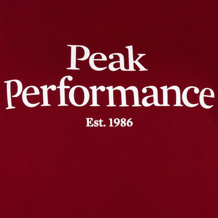 Γυναικείο πουκάμισο trekking Peak Performance Original Tee κόκκινο G77700310 3
