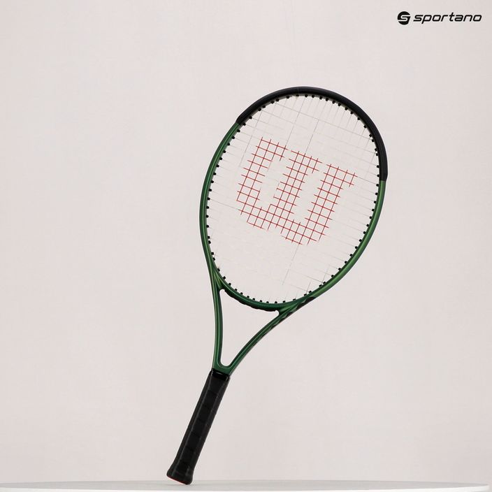 Wilson Blade 25 V8.0 παιδική ρακέτα τένις μαύρο-πράσινο WR079310U 11