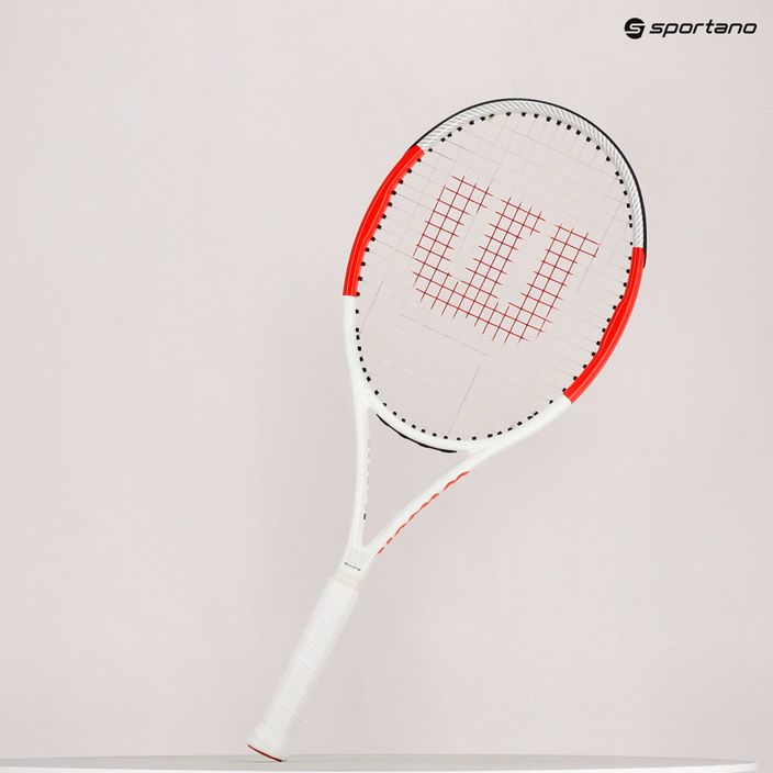 Wilson Six.One Lite 102 CVR ρακέτα τένις κόκκινη και λευκή WRT73660U 8