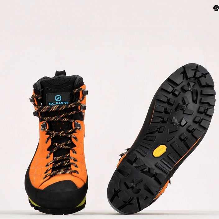Ανδρικές μπότες υψηλού βουνού SCARPA Zodiac Tech GTX πορτοκαλί 71100-200 17