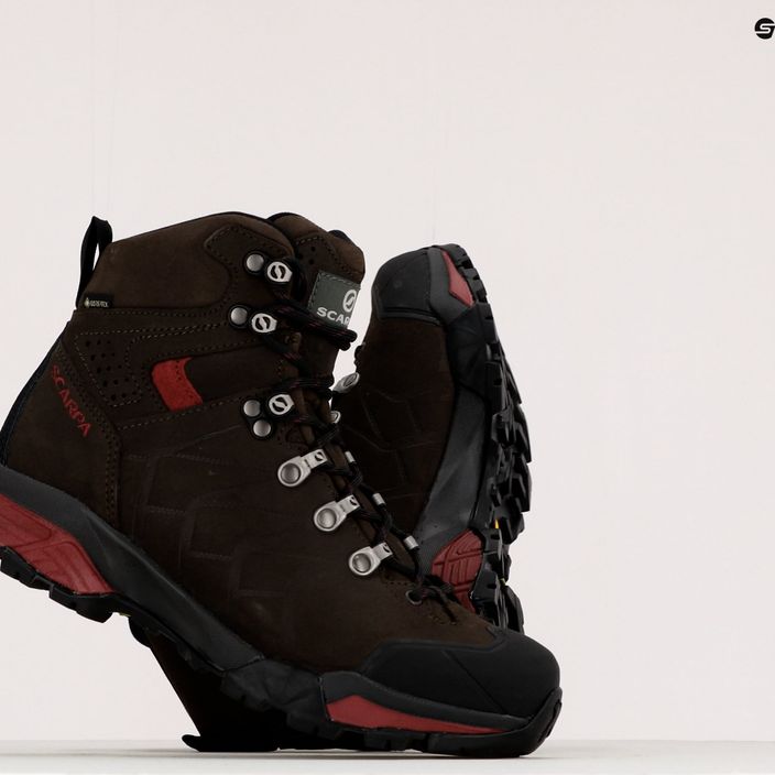 Γυναικείες μπότες πεζοπορίας SCARPA ZG Pro GTX καφέ 67070-202 10