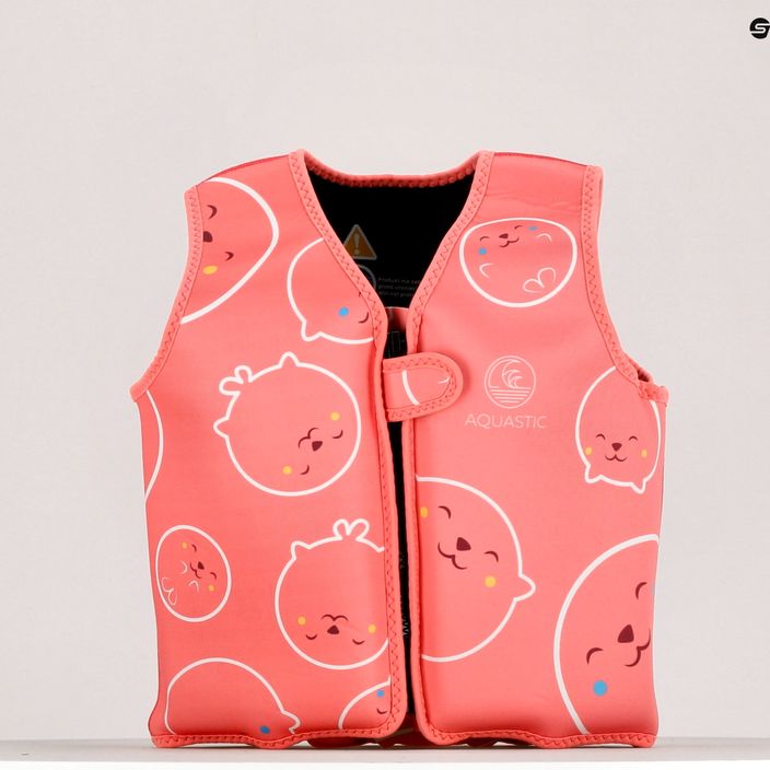 Παιδικό γιλέκο AQUASTIC belay waistcoat ροζ HT-16879 14