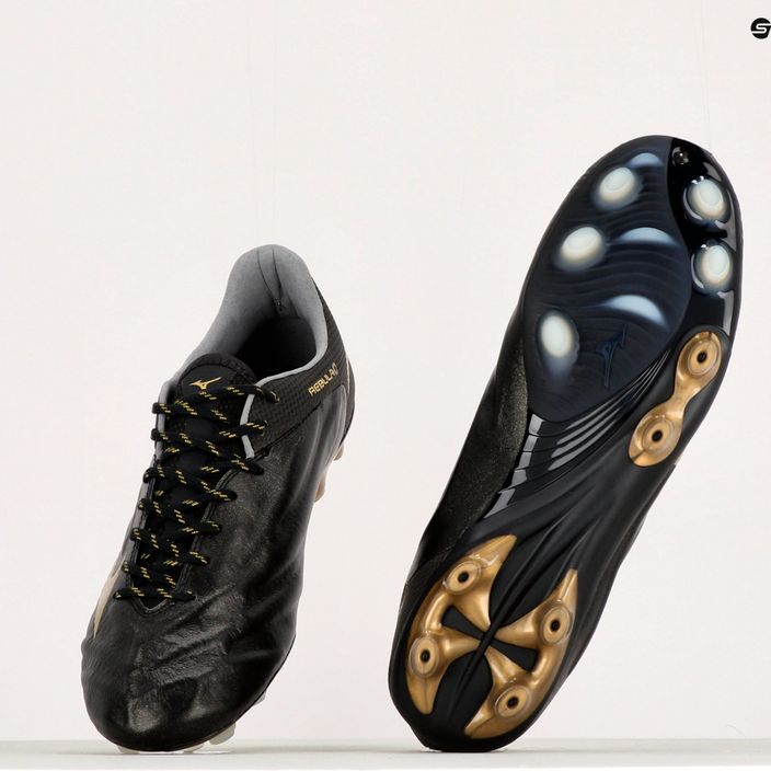 Mizuno Rebula 2 V1 Japan MD ανδρικά ποδοσφαιρικά παπούτσια μαύρο P1GA187950 11