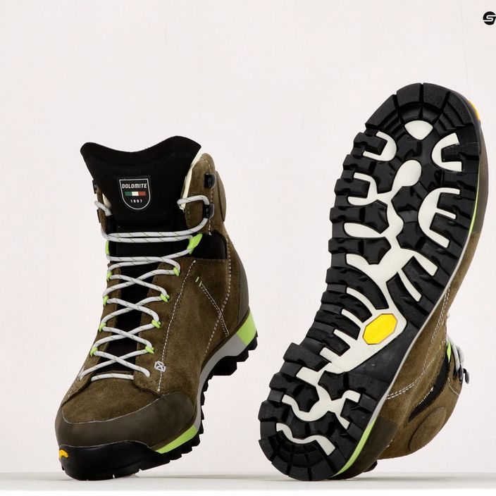 Ανδρικές μπότες πεζοπορίας Dolomite 54 Hike Evo Gtx πράσινες 10