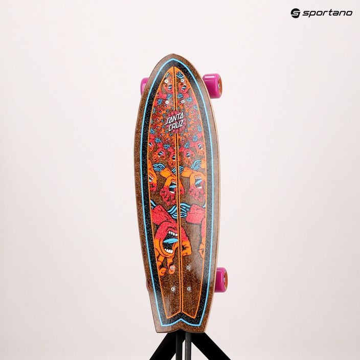 cruiser skateboard Santa Cruz Cruzer Cruzer Mandala Hand Shark 8.8 καφέ 124573 11