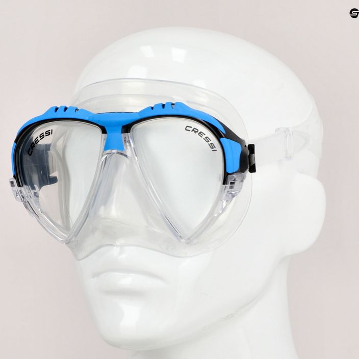 Cressi Matrix μπλε/χρωματική μάσκα κατάδυσης DS301020 8
