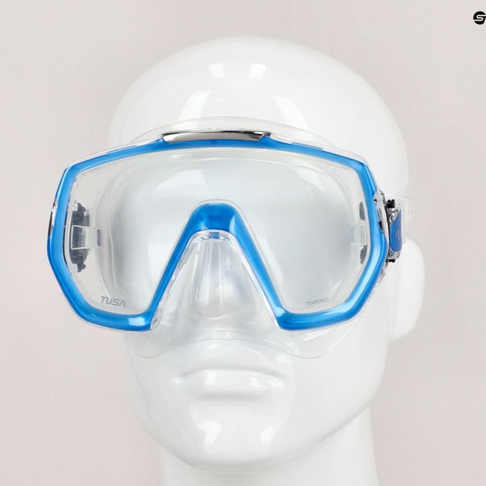 TUSA Freedom Elite μπλε/διαφανής μάσκα κατάδυσης M-1003 7