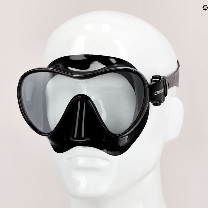 Cressi F1 Μικρή μάσκα κατάδυσης μαύρη ZDN311050 7