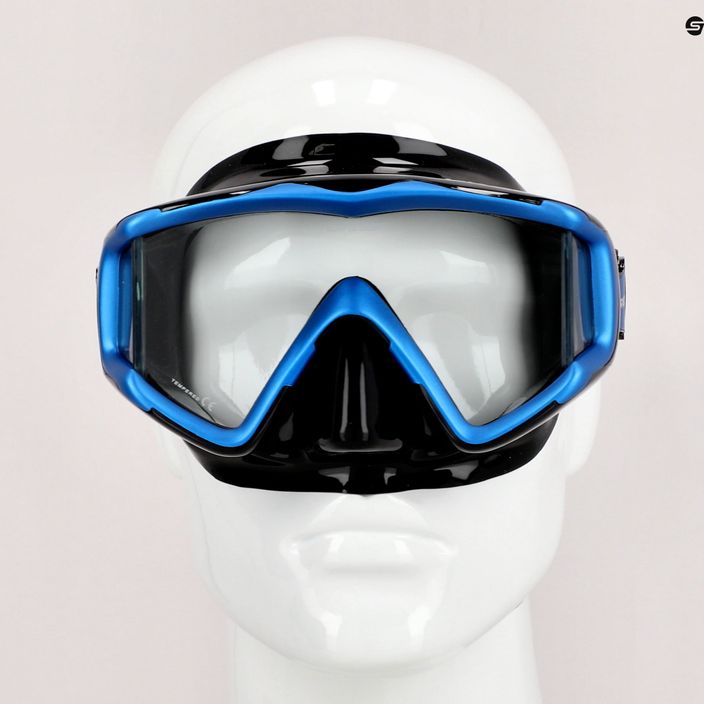 Cressi Liberty Triside SPE μάσκα κατάδυσης μαύρη-μπλε DS455020 7