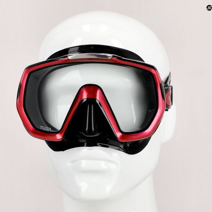 TUSA Freedom Elite μάσκα κατάδυσης μαύρη/ροζ M-1007 7