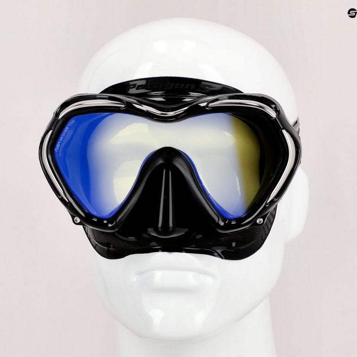 TUSA Paragon S Mask μάσκα κατάδυσης μαύρη 1007 7
