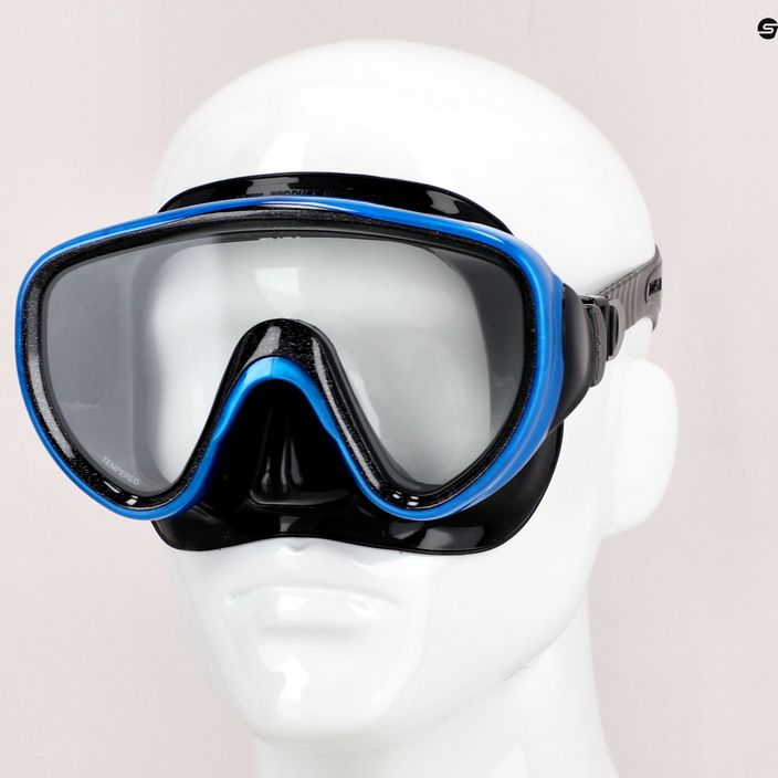 TUSA Sportmask μάσκα κατάδυσης μαύρη-μπλε UM-16QB FB 7