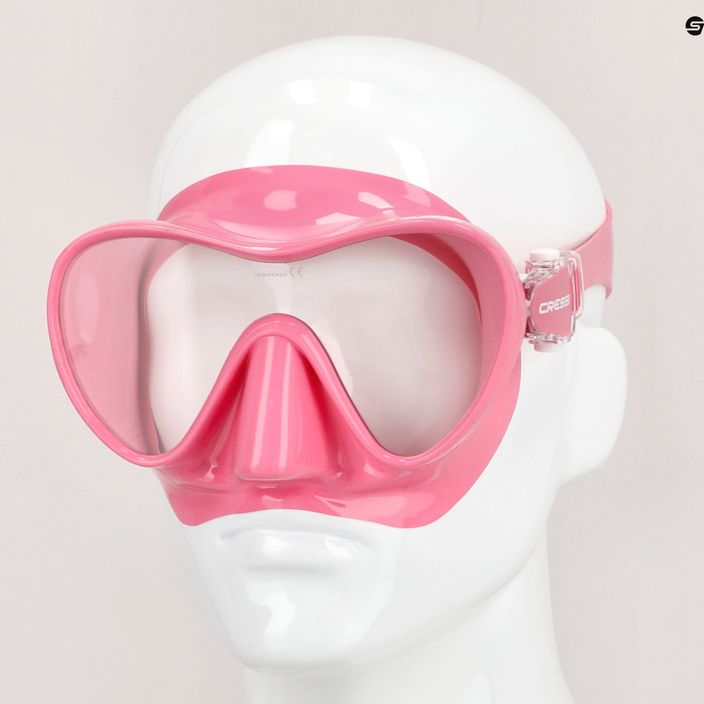 Μάσκα κατάδυσης Cressi F1 ροζ ZDN284000 8