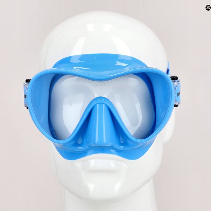 Μάσκα κατάδυσης Cressi F1 μπλε ZDN281020 7