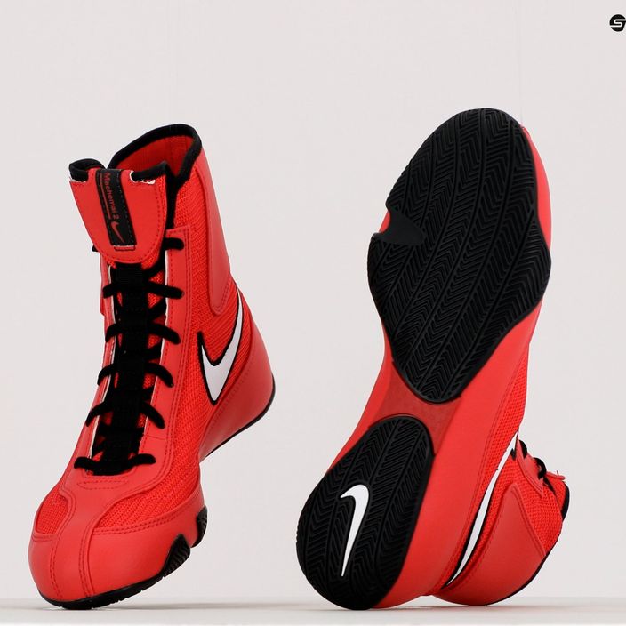 Nike Machomai University παπούτσια πυγμαχίας κόκκινο 321819-610 8