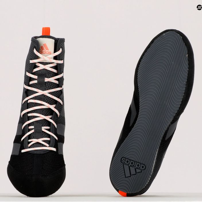 adidas Box Hog 3 παπούτσια πυγμαχίας μαύρο FV6586 9