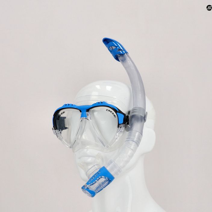 Cressi Matrix + Gamma μάσκα + αναπνευστήρας σετ κατάδυσης μπλε DS302501 8