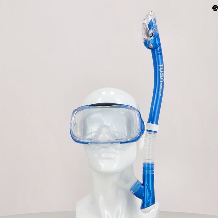 Σετ κατάδυσης TUSA Μάσκα + αναπνευστήρας μπλε UC 3325P 8