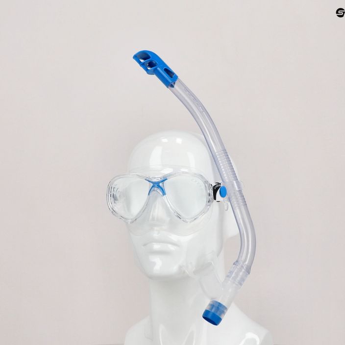 Cressi Marea Top παιδικό σετ αναπνευστήρα μάσκα + αναπνευστήρας μπλε DM1000062 7