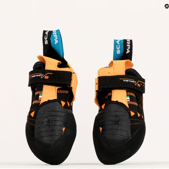SCARPA Instinct VS παπούτσια αναρρίχησης μαύρο-πορτοκαλί 70013-000/1 10