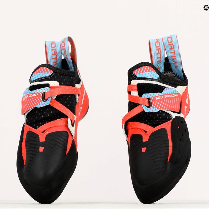 La Sportiva Solution Comp γυναικείο παπούτσι αναρρίχησης κόκκινο 30A402602 9