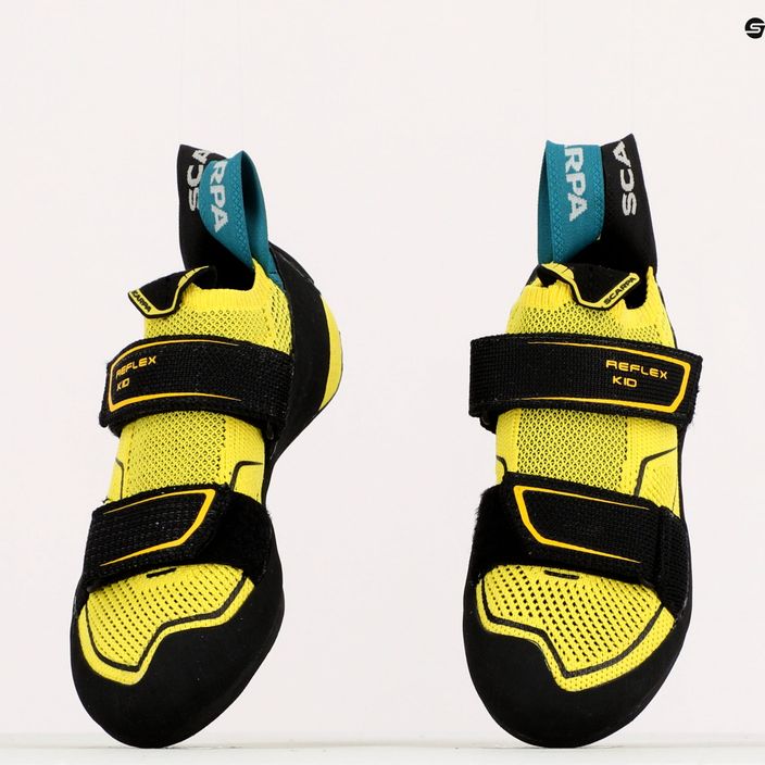 SCARPA Reflex Kid Vision παιδικά παπούτσια αναρρίχησης κίτρινο και μαύρο 70072-003/1 9