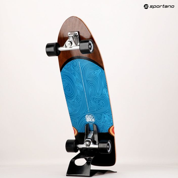Surfskate skateboard Cutback Μπλε Wave μπλε 10