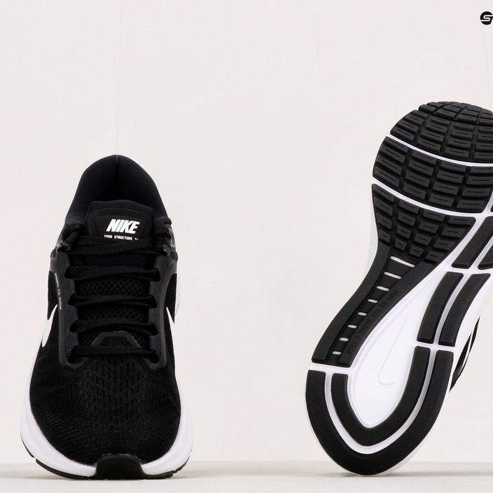 Nike Air Zoom Structure 24 γυναικεία παπούτσια για τρέξιμο μαύρο DA8570-001 11
