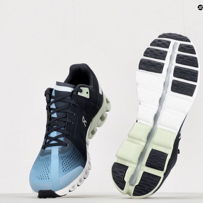 Ανδρικά παπούτσια για τρέξιμο On Cloudflow μαύρο-μπλε 3599034 17