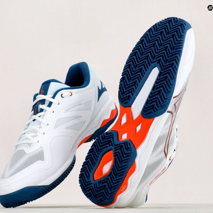 Ανδρικά παπούτσια τένις Mizuno Wave Exceed Light CC λευκό 61GC222030 14