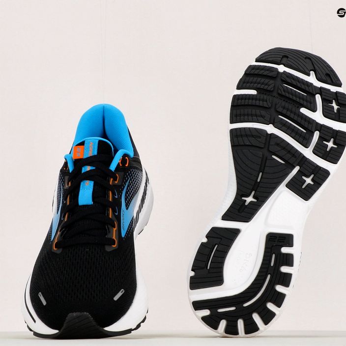 Brooks Adrenaline GTS 22 ανδρικά παπούτσια για τρέξιμο μαύρο-μπλε 1103661D034 17