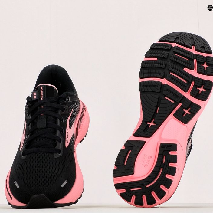 Γυναικεία παπούτσια τρεξίματος Brooks Adrenaline GTS 22 μαύρο/ροζ 1203531B054 15