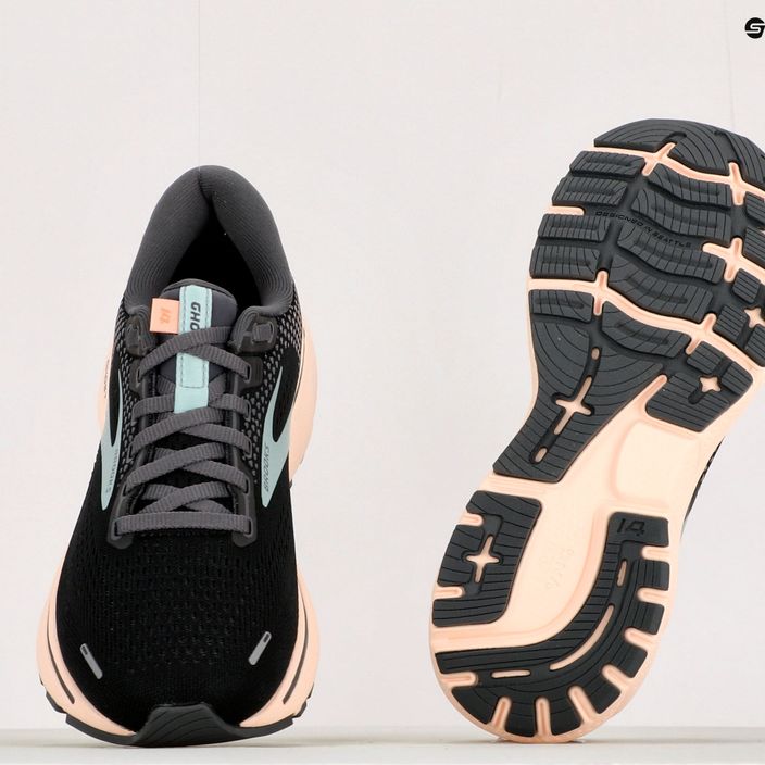 Γυναικεία παπούτσια τρεξίματος Brooks Ghost 14 μαύρο/ροζ 1203561B026 16