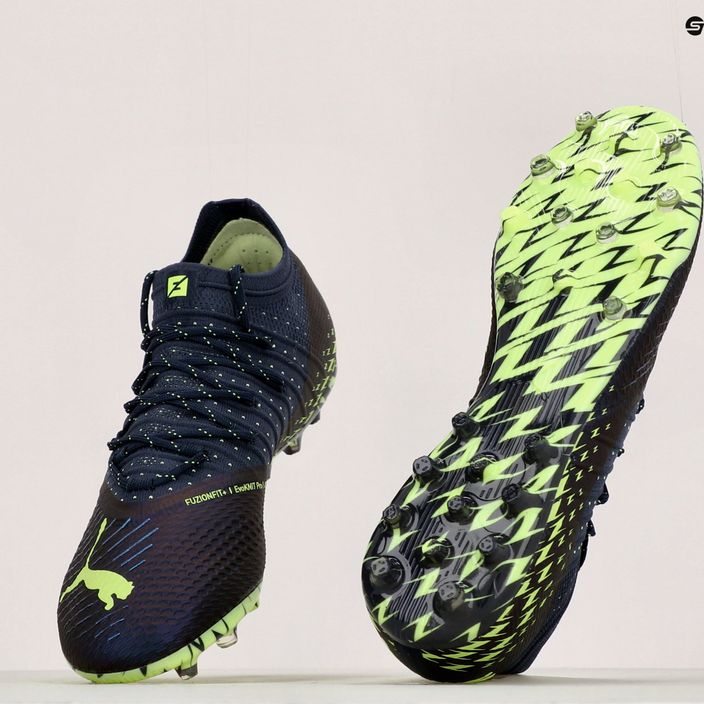 PUMA Future Z 1.4 MG ανδρικά ποδοσφαιρικά παπούτσια μαύρο-πράσινο 106991 01 12