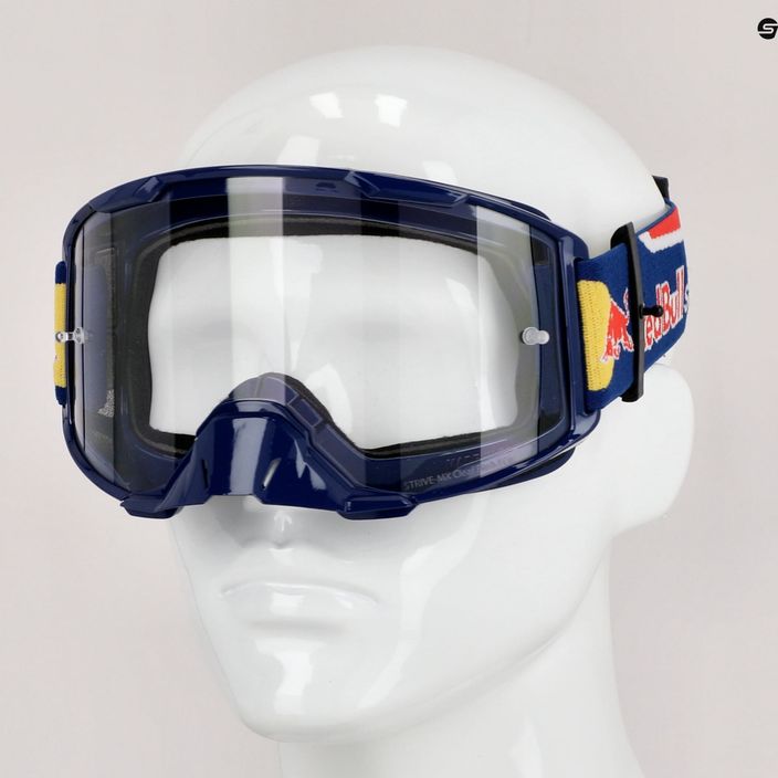 Red Bull SPECT Strive γυαλιστερά σκούρο μπλε/μπλε/κόκκινο/διαφανή 013S γυαλιά ποδηλασίας 8