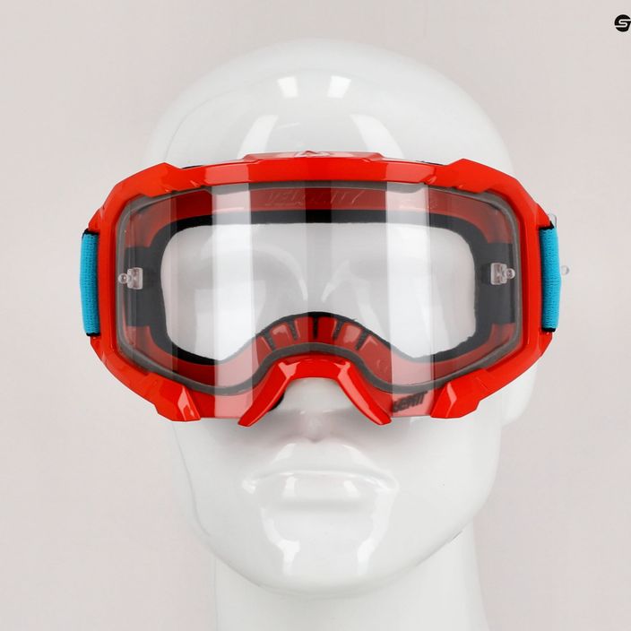Leatt Velocity 4.5 v22 κόκκινα/διαφανή γυαλιά ποδηλασίας 8022010510 9