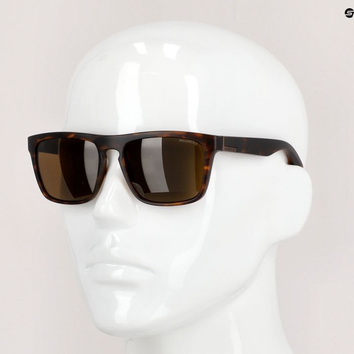 Quiksilver The Ferris Polarized ματ γυαλιά ηλίου με πόλωση χελώνας/καφέ hd EQYEY03022-XMCP 9